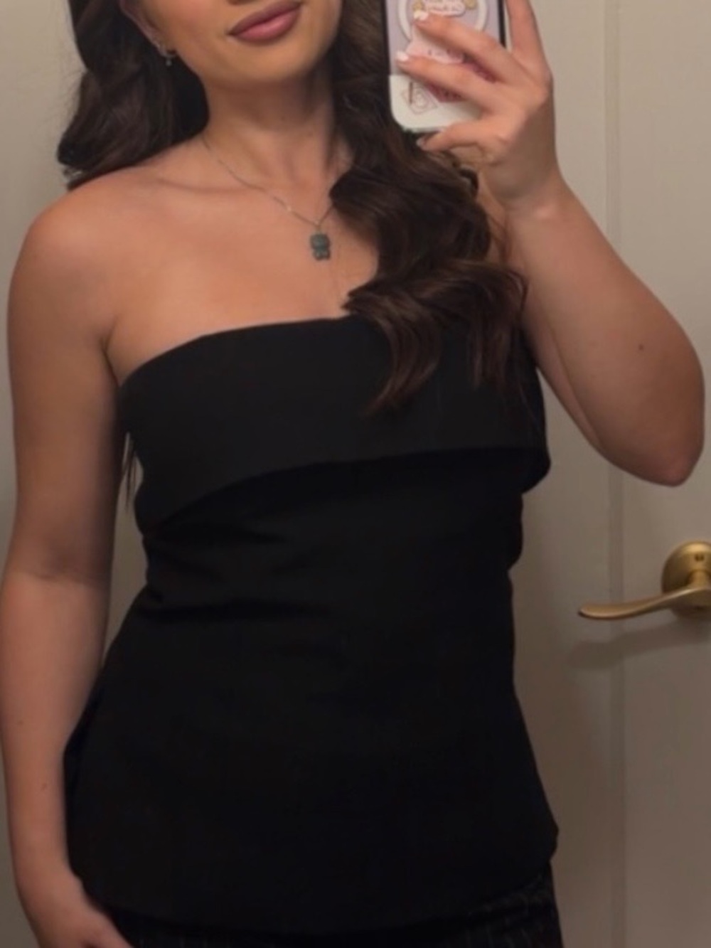 Aritzia Black Strapless Tube Top